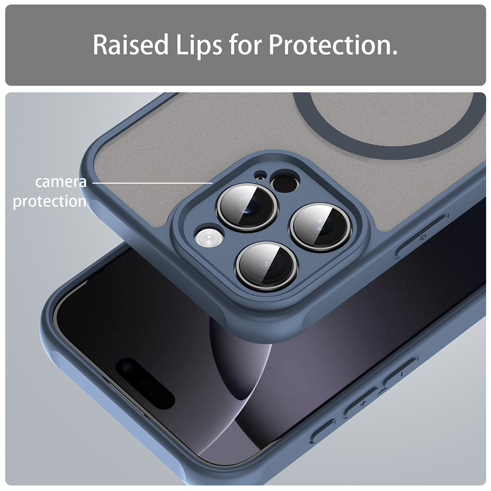 Techsuit - HaloFrost II MagSafe - iPhone 16 Pro Max - Navy Blue