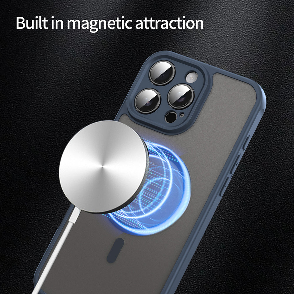 Techsuit - HaloFrost II MagSafe - iPhone 16 Pro Max - Navy Blue