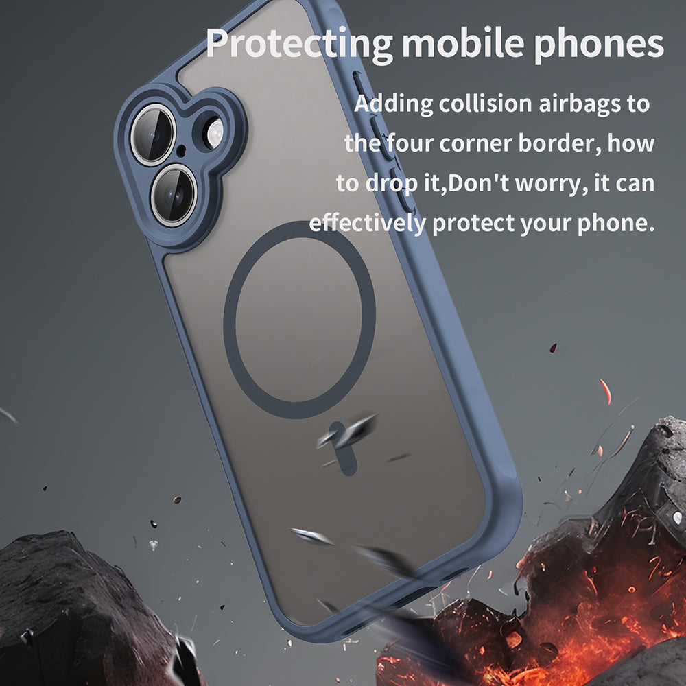 Techsuit - HaloFrost II MagSafe - iPhone 17 - Navy Blue