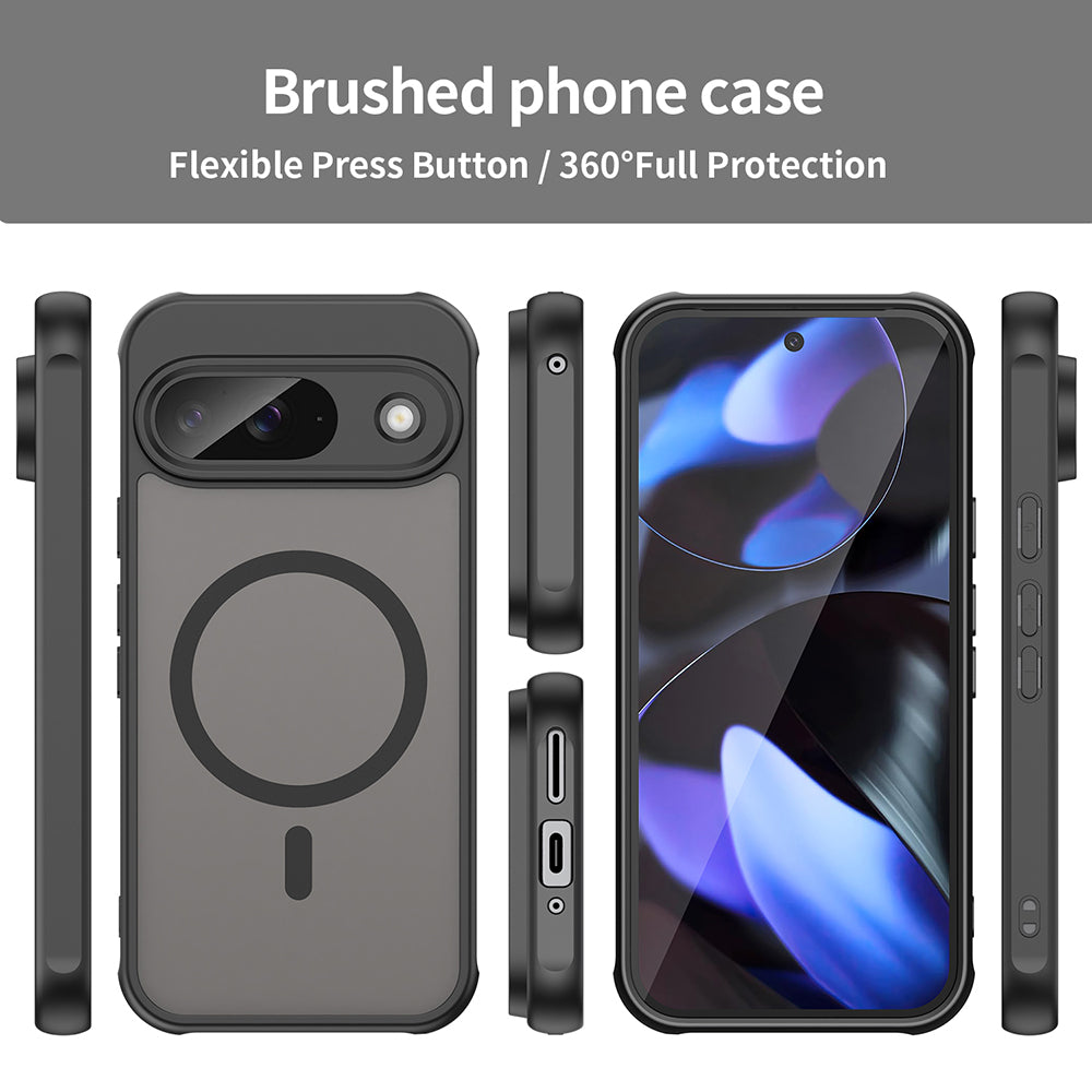 TechSuit Husa de protectie Techsuit HaloFrost II MagSafe compatibil cu Google Pixel 9, Negru – imagine 3