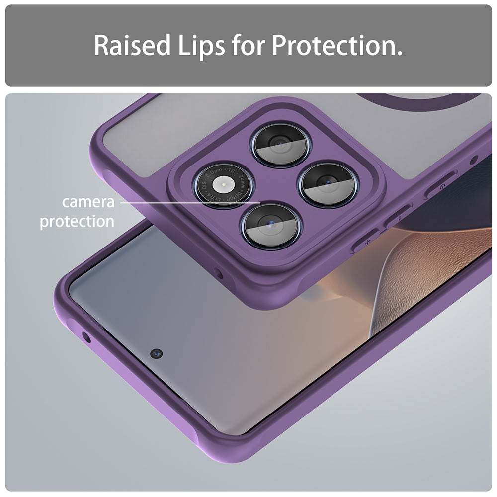 Techsuit - HaloFrost II MagSafe - Motorola Edge 60 / 60 Fusion - Purple