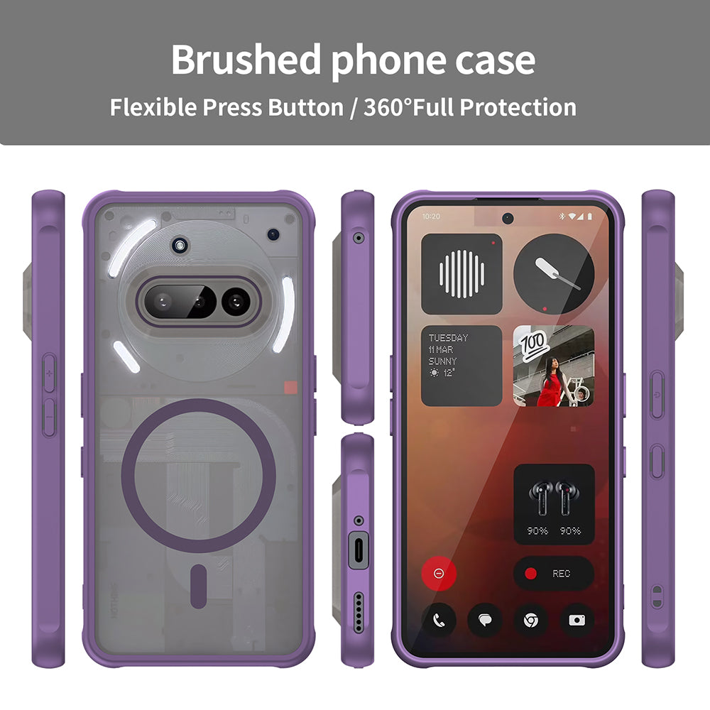 Techsuit - HaloFrost II MagSafe - Nothing Phone (3a) - Purple