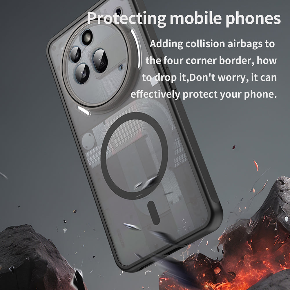 Techsuit - HaloFrost II MagSafe - Nothing Phone (3a) Pro - Black