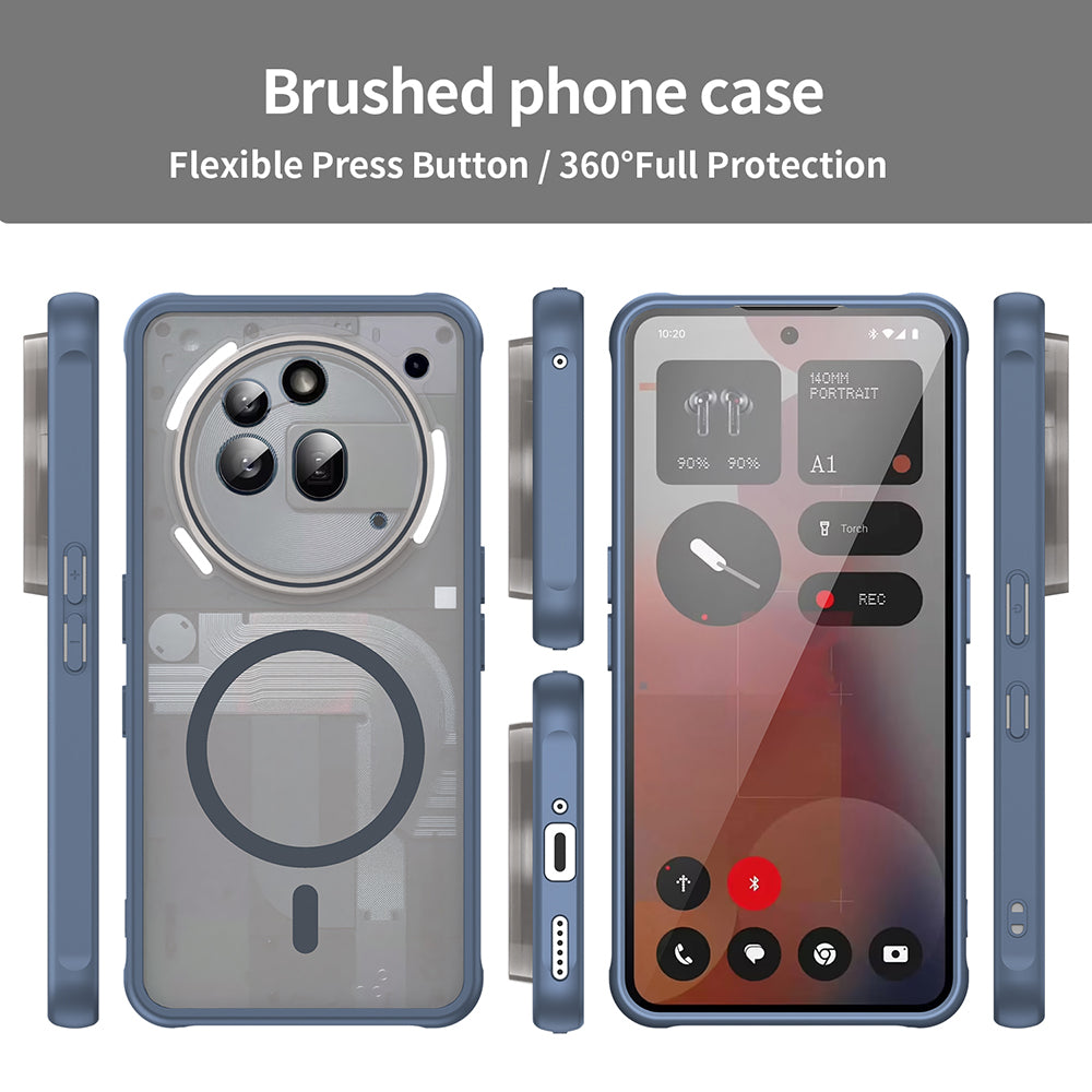 Techsuit - HaloFrost II MagSafe - Nothing Phone (3a) Pro - Navy Blue