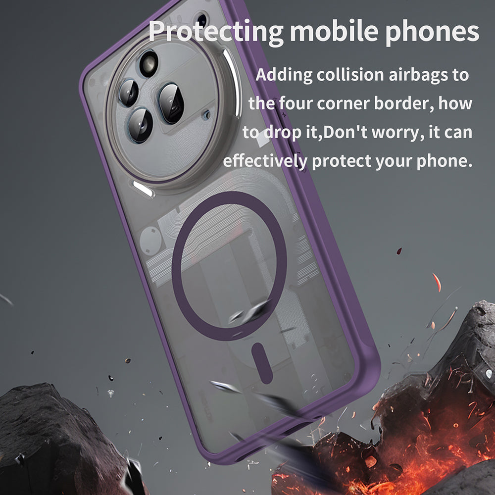 Techsuit - HaloFrost II MagSafe - Nothing Phone (3a) Pro - Purple