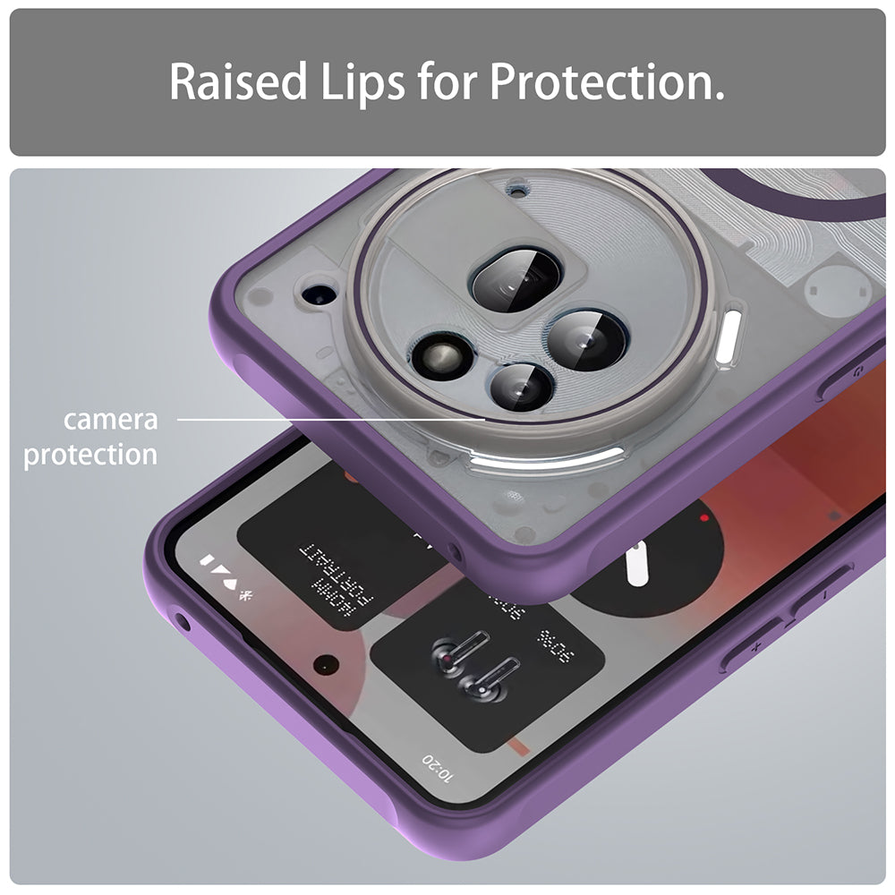 Techsuit - HaloFrost II MagSafe - Nothing Phone (3a) Pro - Purple