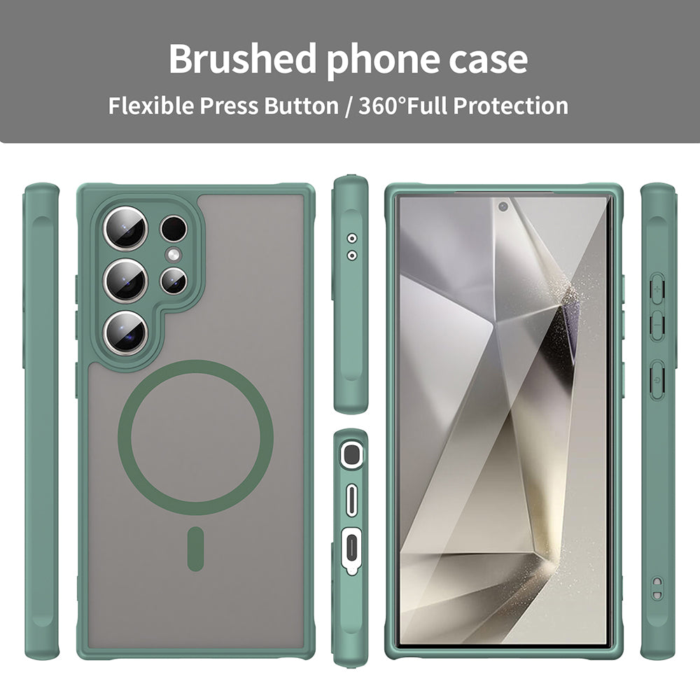Techsuit - HaloFrost II MagSafe - Samsung Galaxy S24 Ultra - Green