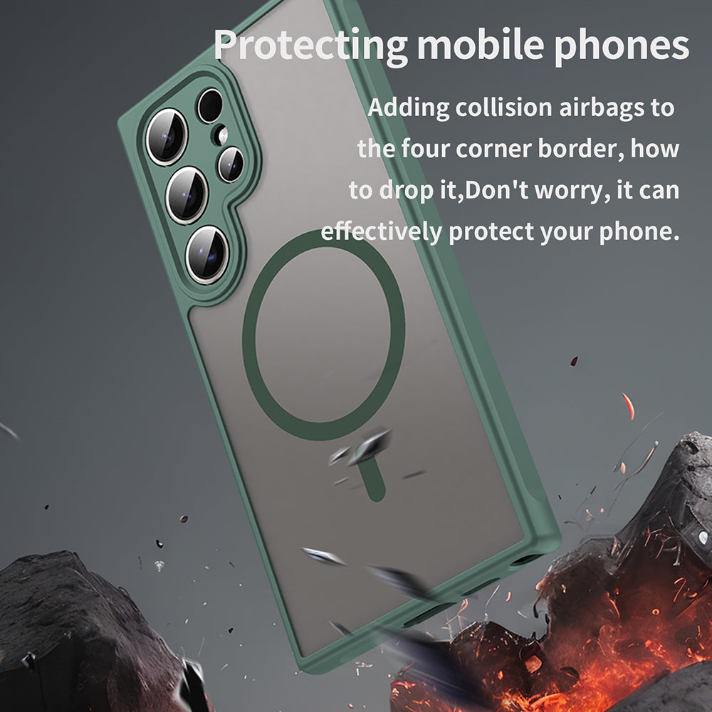 Techsuit - HaloFrost II MagSafe - Samsung Galaxy S24 Ultra - Green