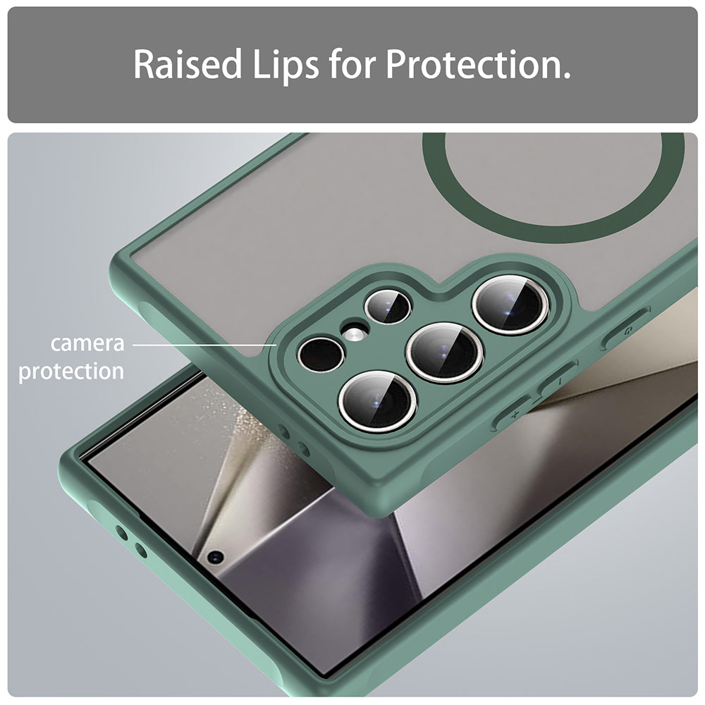 Techsuit - HaloFrost II MagSafe - Samsung Galaxy S24 Ultra - Green