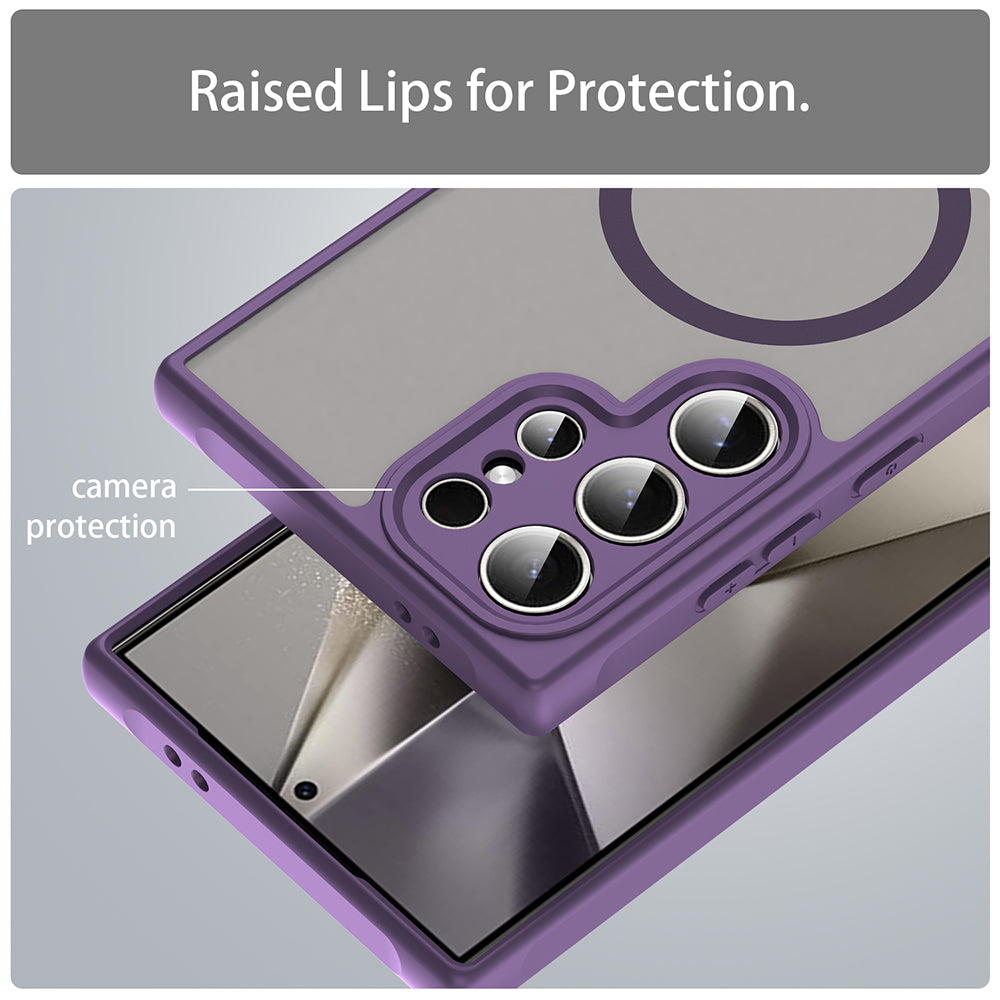 Techsuit - HaloFrost II MagSafe - Samsung Galaxy S24 Ultra - Purple