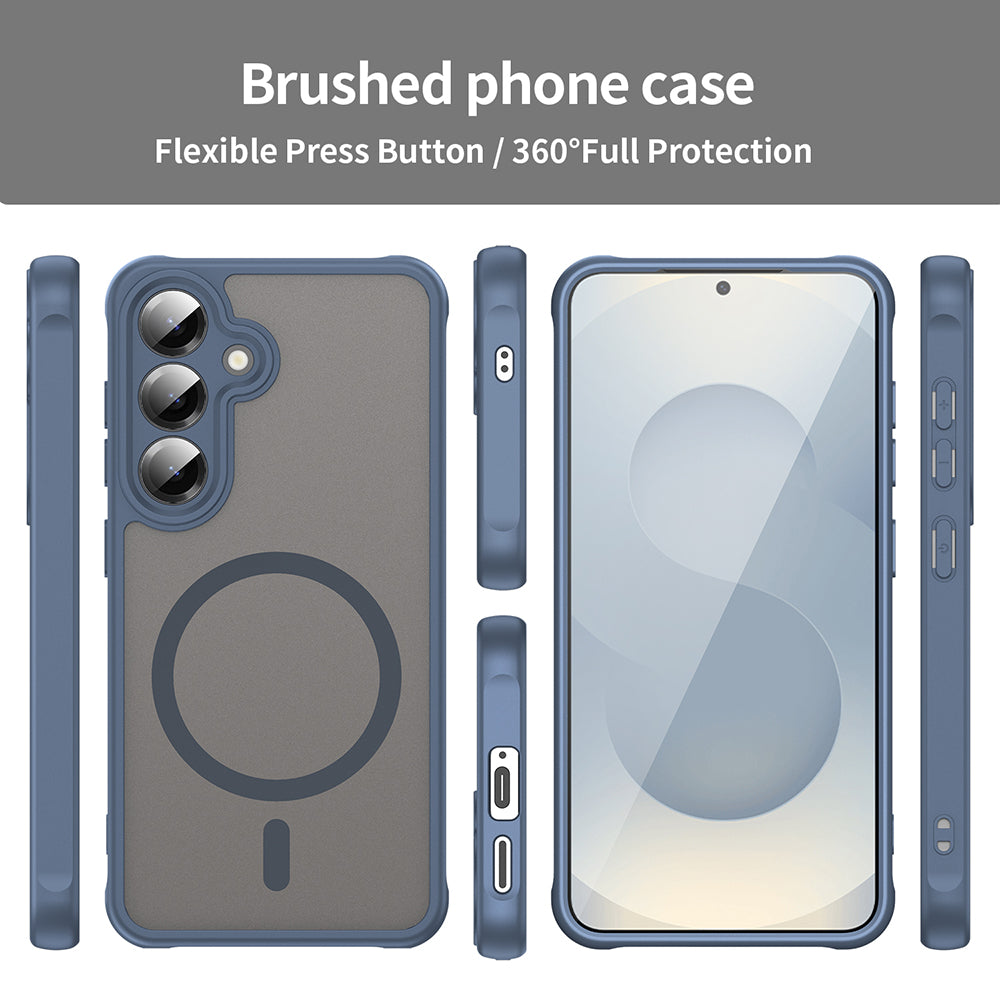 Techsuit - HaloFrost II MagSafe - Samsung Galaxy S24 Plus / S25 Plus - Navy Blue
