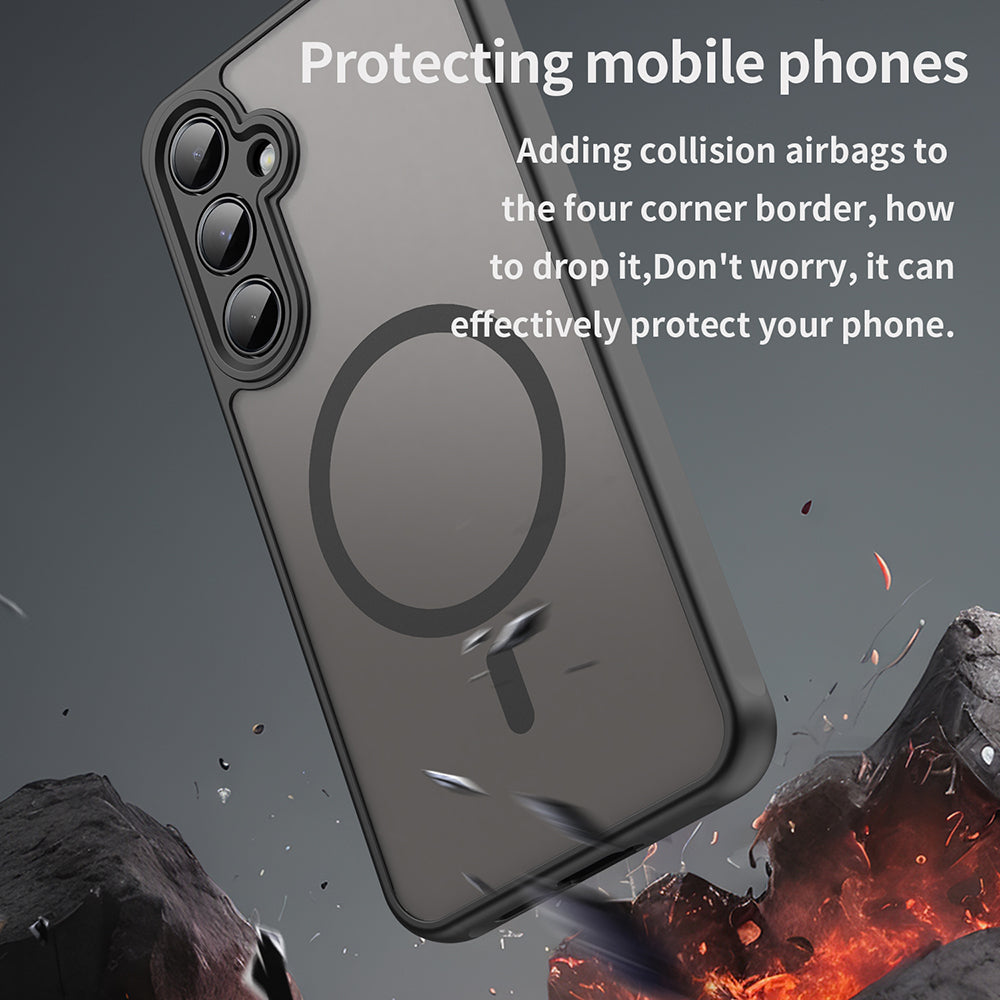 TechSuit Husa de protectie Techsuit HaloFrost II MagSafe compatibil cu Samsung Galaxy A35 5G, Negru – imagine 5