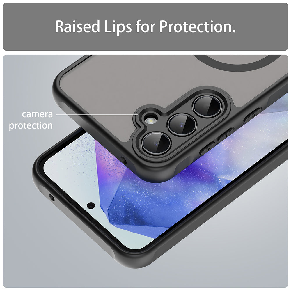 TechSuit Husa de protectie Techsuit HaloFrost II MagSafe compatibil cu Samsung Galaxy A35 5G, Negru – imagine 4