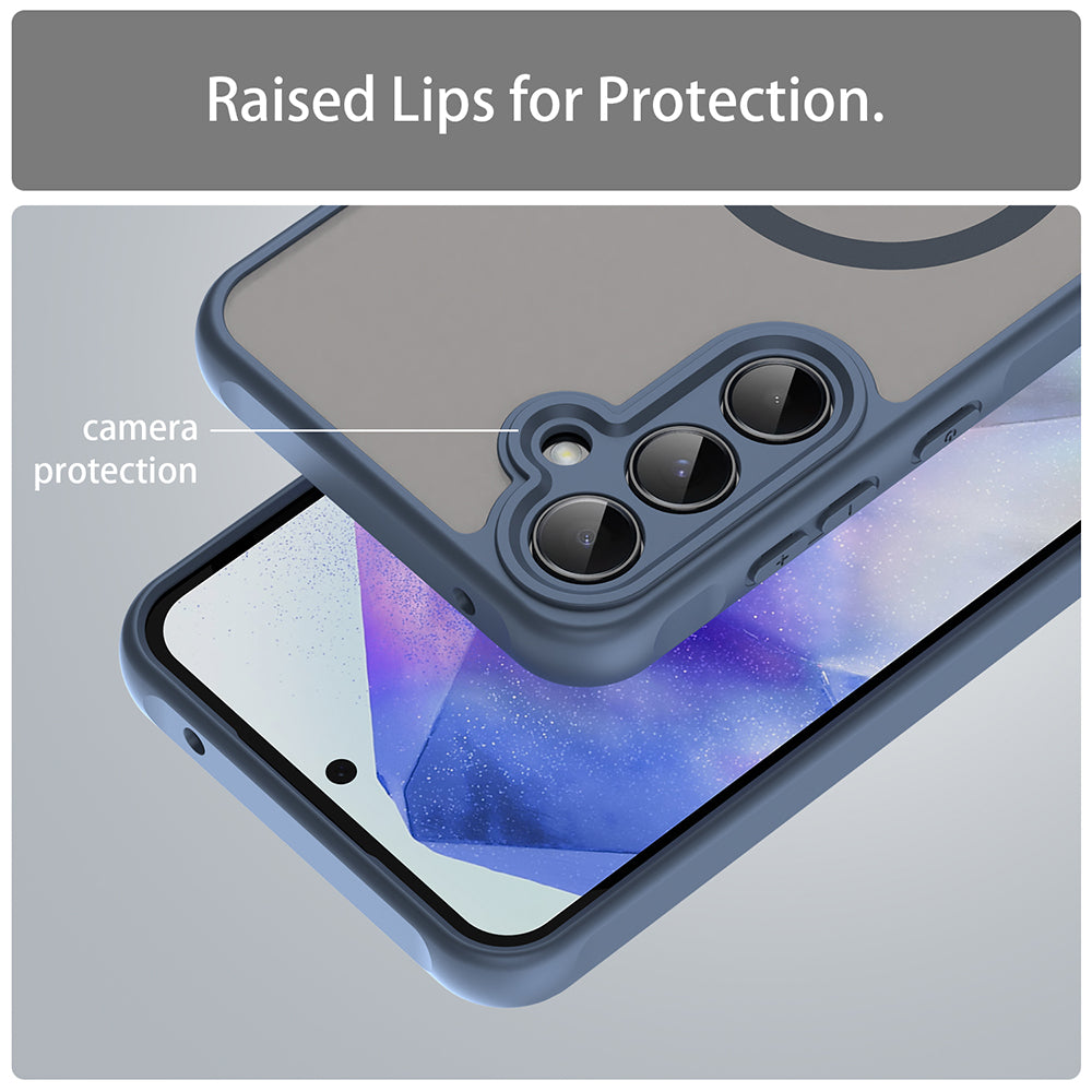 Techsuit - HaloFrost II MagSafe - Samsung Galaxy A35 5G - Navy Blue