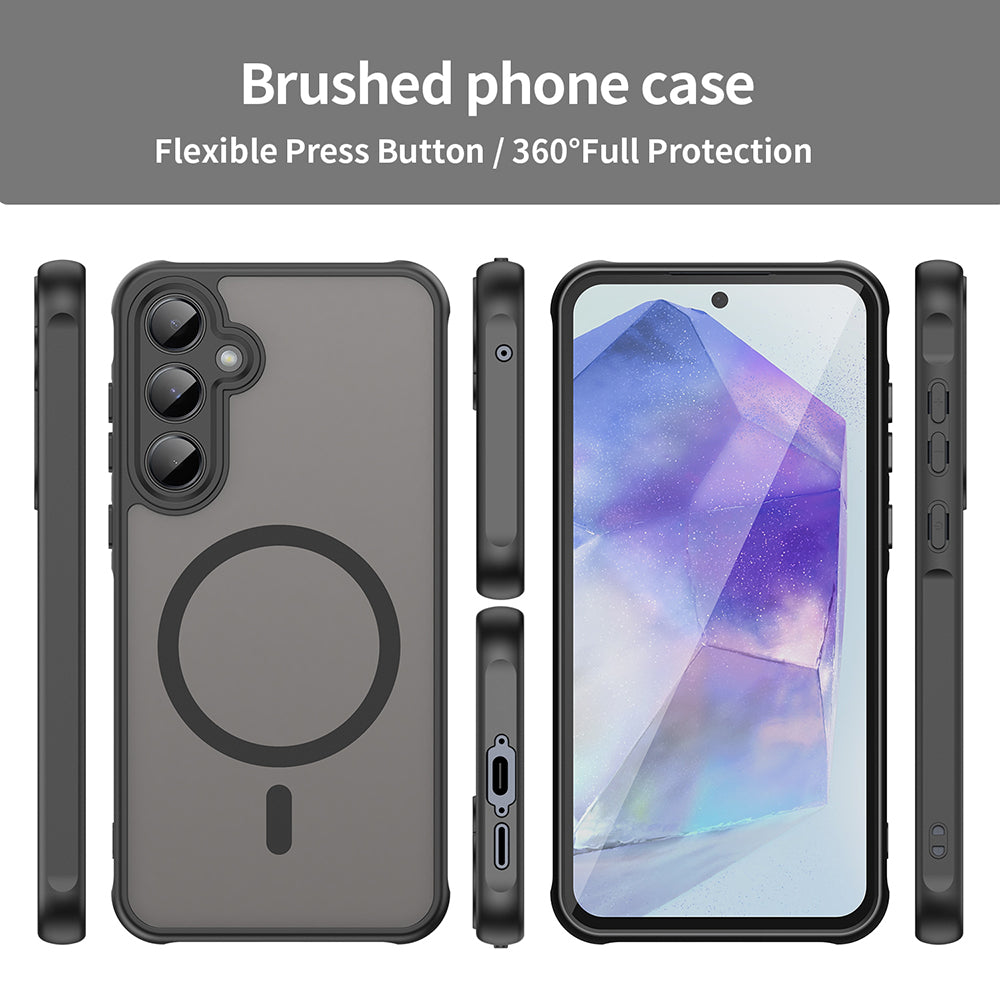 Techsuit - HaloFrost II MagSafe - Samsung Galaxy A55 5G - Black