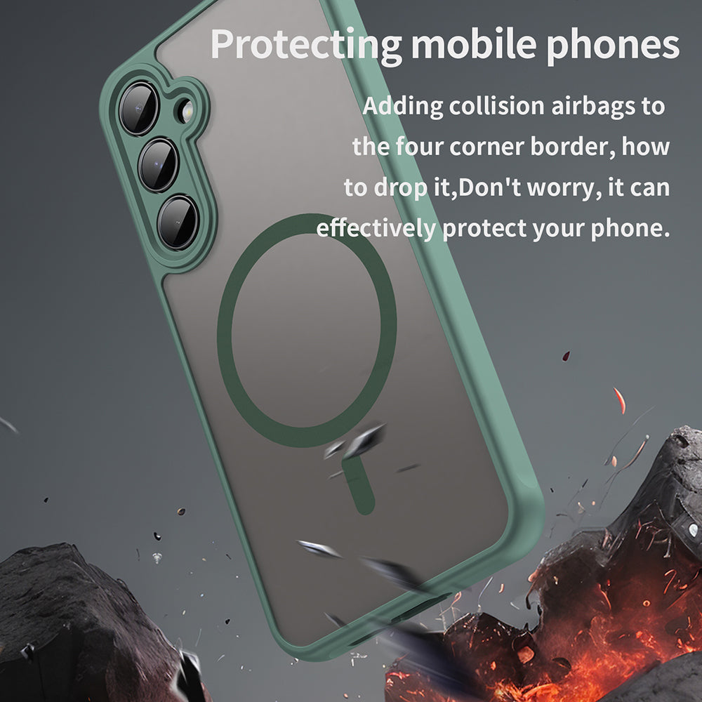 Techsuit - HaloFrost II MagSafe - Samsung Galaxy A55 5G - Green