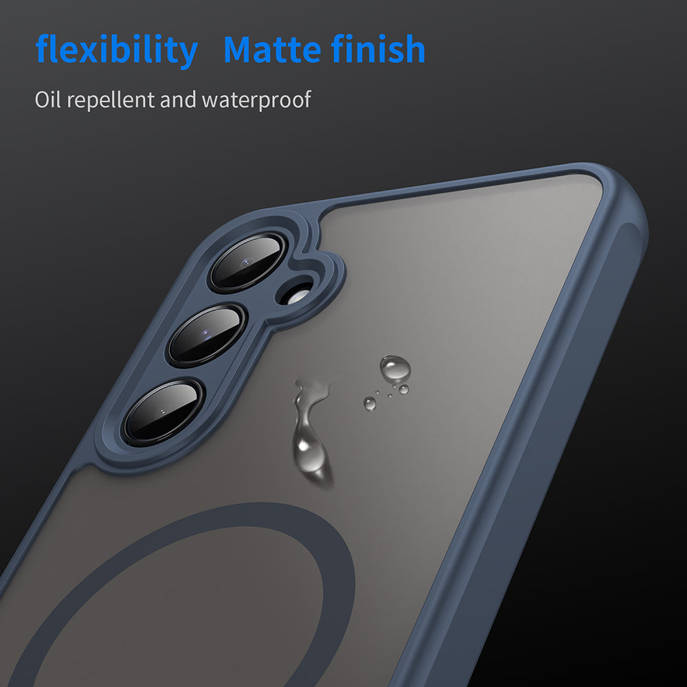 TechSuit Husa de protectie Techsuit HaloFrost II MagSafe compatibil cu Samsung Galaxy A55 5G, Bleumarin – imagine 5