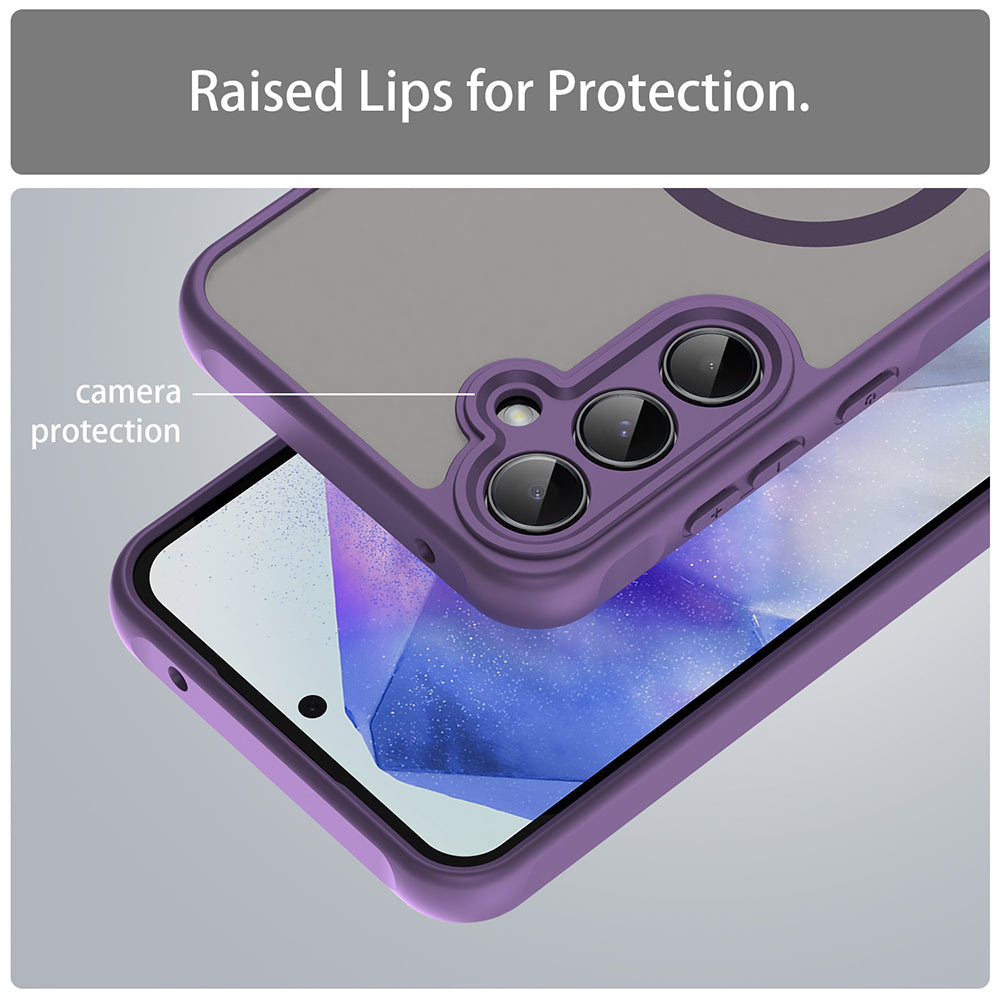 Techsuit - HaloFrost II MagSafe - Samsung Galaxy A55 5G - Purple
