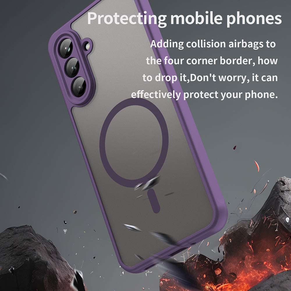 TechSuit Husa de protectie Techsuit HaloFrost II MagSafe compatibil cu Samsung Galaxy A26 5G, Mov – imagine 5