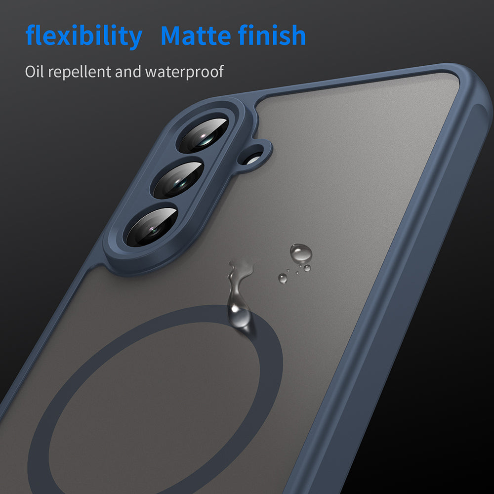 TechSuit Husa de protectie Techsuit HaloFrost II MagSafe compatibil cu Samsung Galaxy A56 5G, Bleumarin – imagine 6