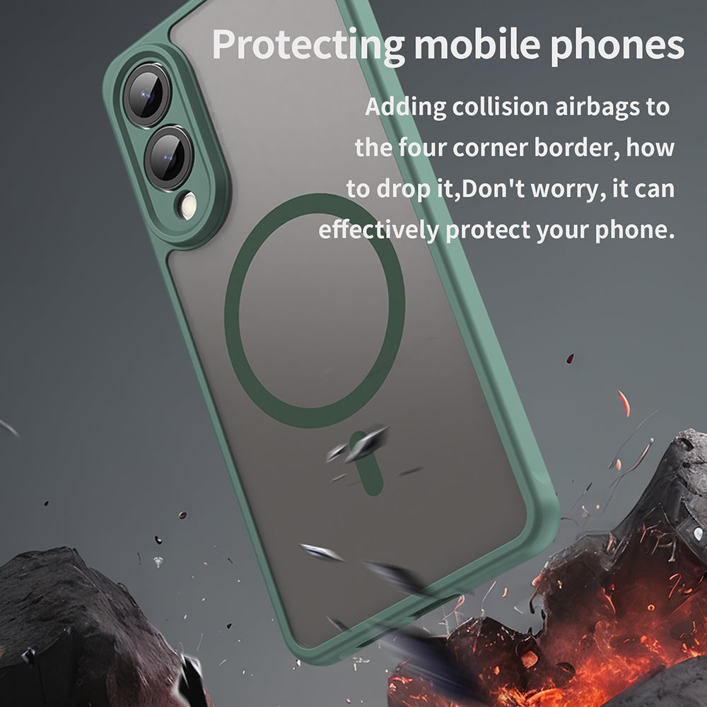 Techsuit - HaloFrost II MagSafe - Samsung Galaxy S25 Edge - Green