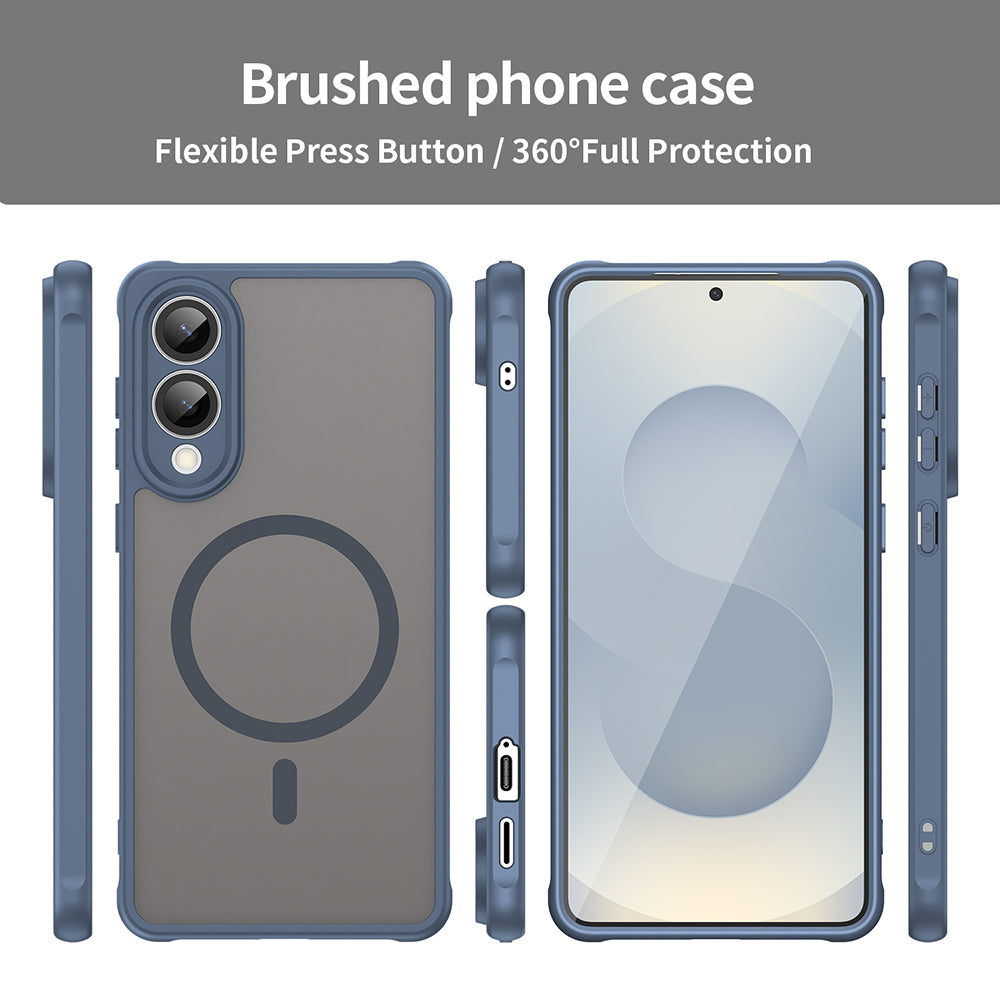 TechSuit Husa de protectie Techsuit HaloFrost II MagSafe compatibil cu Samsung Galaxy S25 Edge, Bleumarin – imagine 3