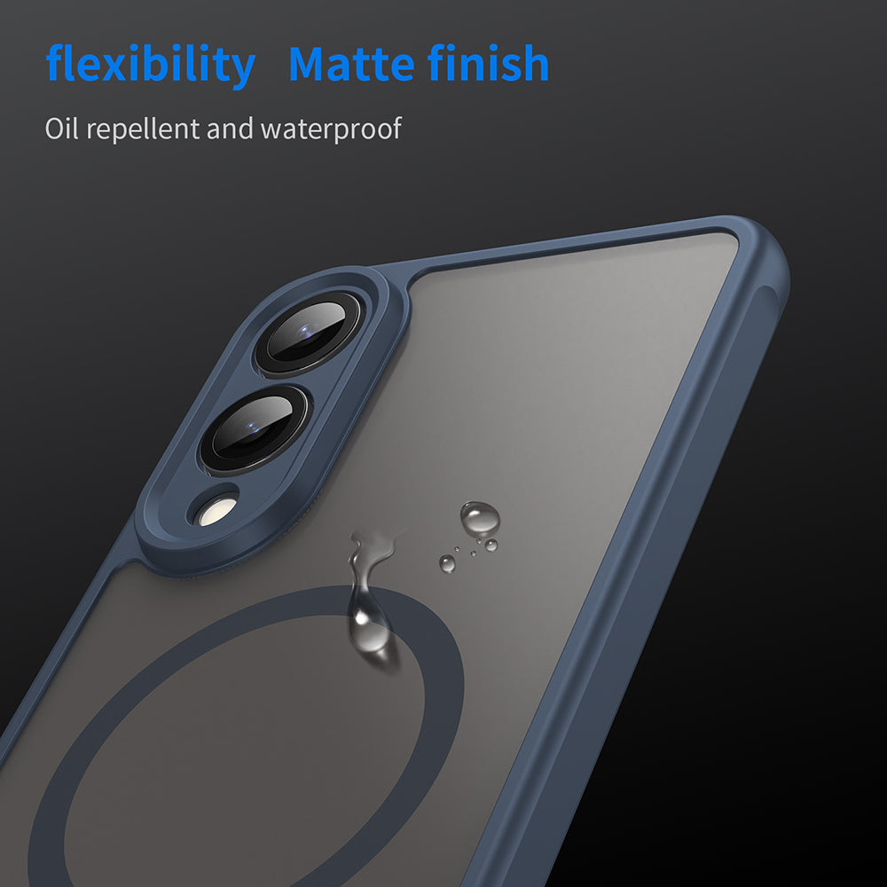 TechSuit Husa de protectie Techsuit HaloFrost II MagSafe compatibil cu Samsung Galaxy S25 Edge, Bleumarin – imagine 6