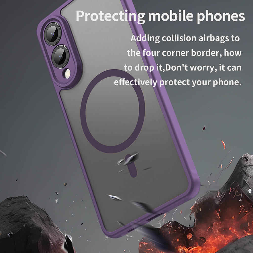 Techsuit - HaloFrost II MagSafe - Samsung Galaxy S25 Edge - Purple