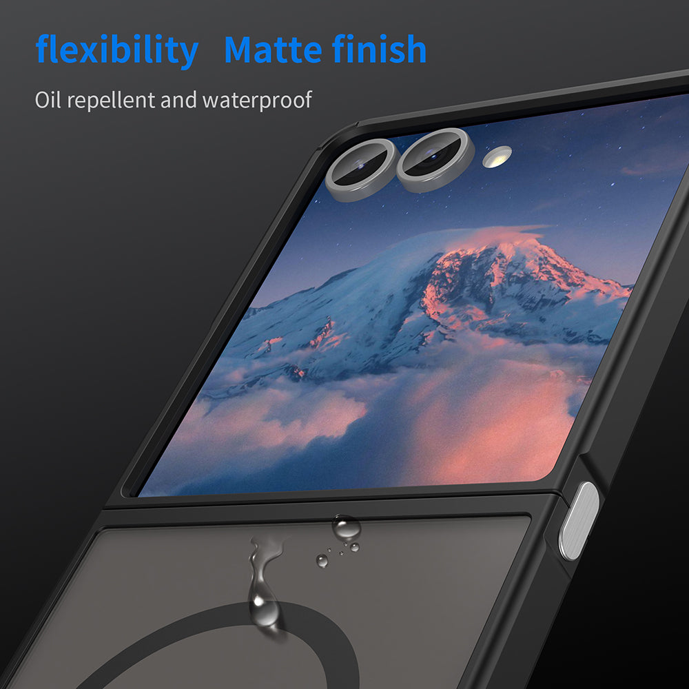 Techsuit - HaloFrost II MagSafe - Samsung Galaxy Z Flip7 - Black