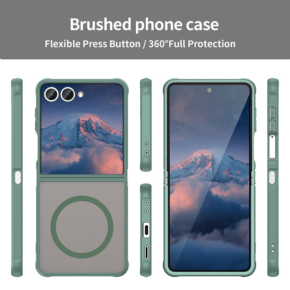 Techsuit - HaloFrost II MagSafe - Samsung Galaxy Z Flip7 - Green