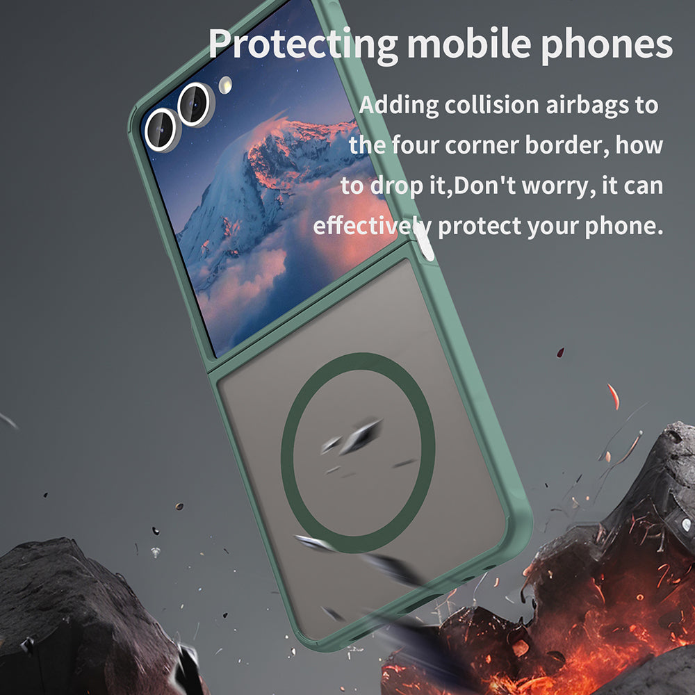 Techsuit - HaloFrost II MagSafe - Samsung Galaxy Z Flip7 - Green