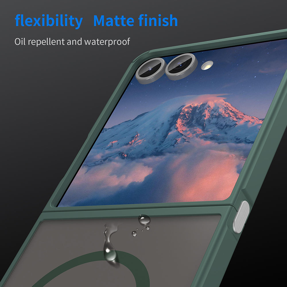 Techsuit - HaloFrost II MagSafe - Samsung Galaxy Z Flip7 - Green