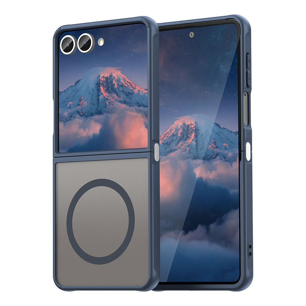 Techsuit - HaloFrost II MagSafe - Samsung Galaxy Z Flip7 - Navy Blue