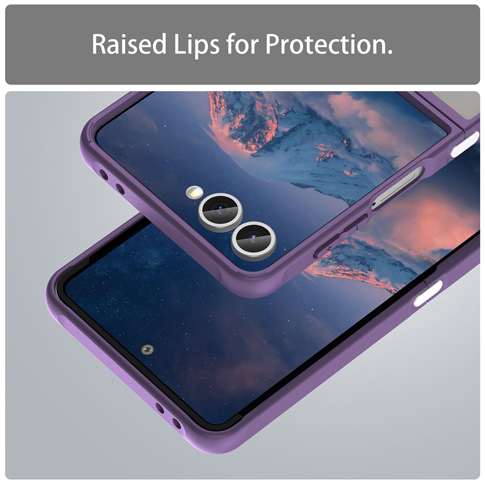 TechSuit Husa de protectie Techsuit HaloFrost II MagSafe compatibil cu Samsung Galaxy Z Flip7, Mov – imagine 5