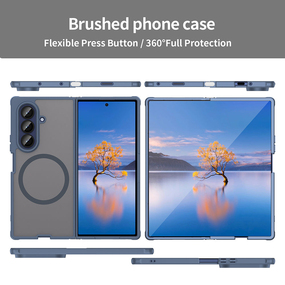Techsuit - HaloFrost II MagSafe - Samsung Galaxy Z Fold7 - Navy Blue