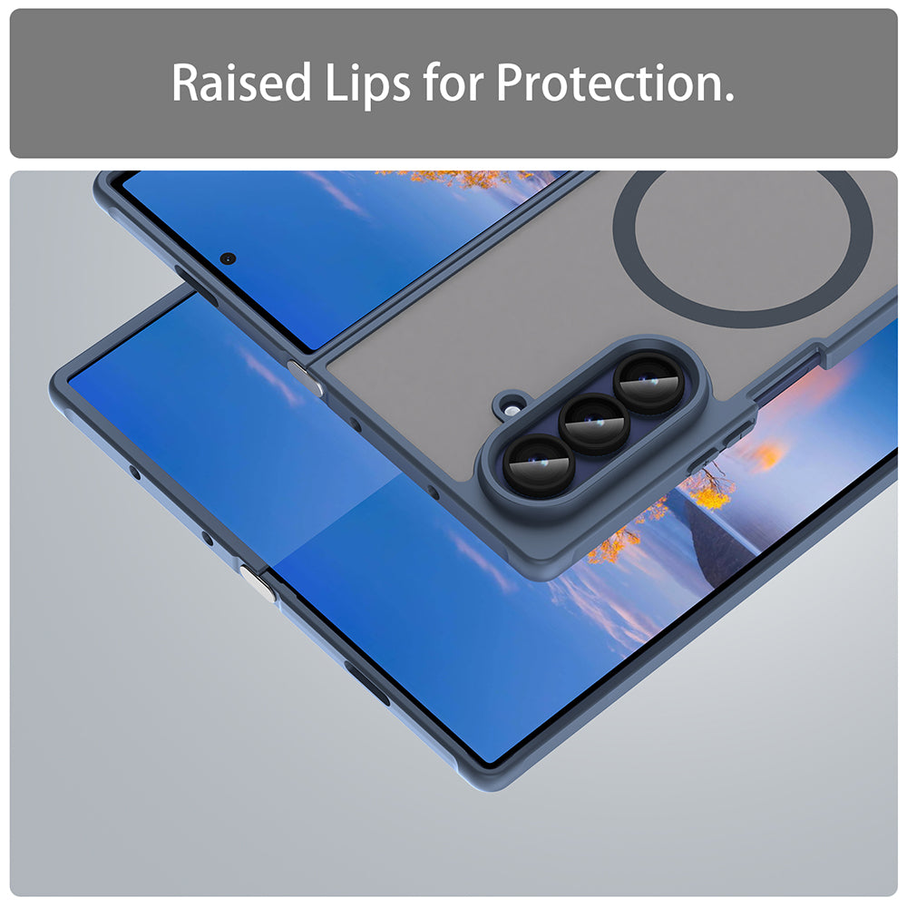 Techsuit - HaloFrost II MagSafe - Samsung Galaxy Z Fold7 - Navy Blue