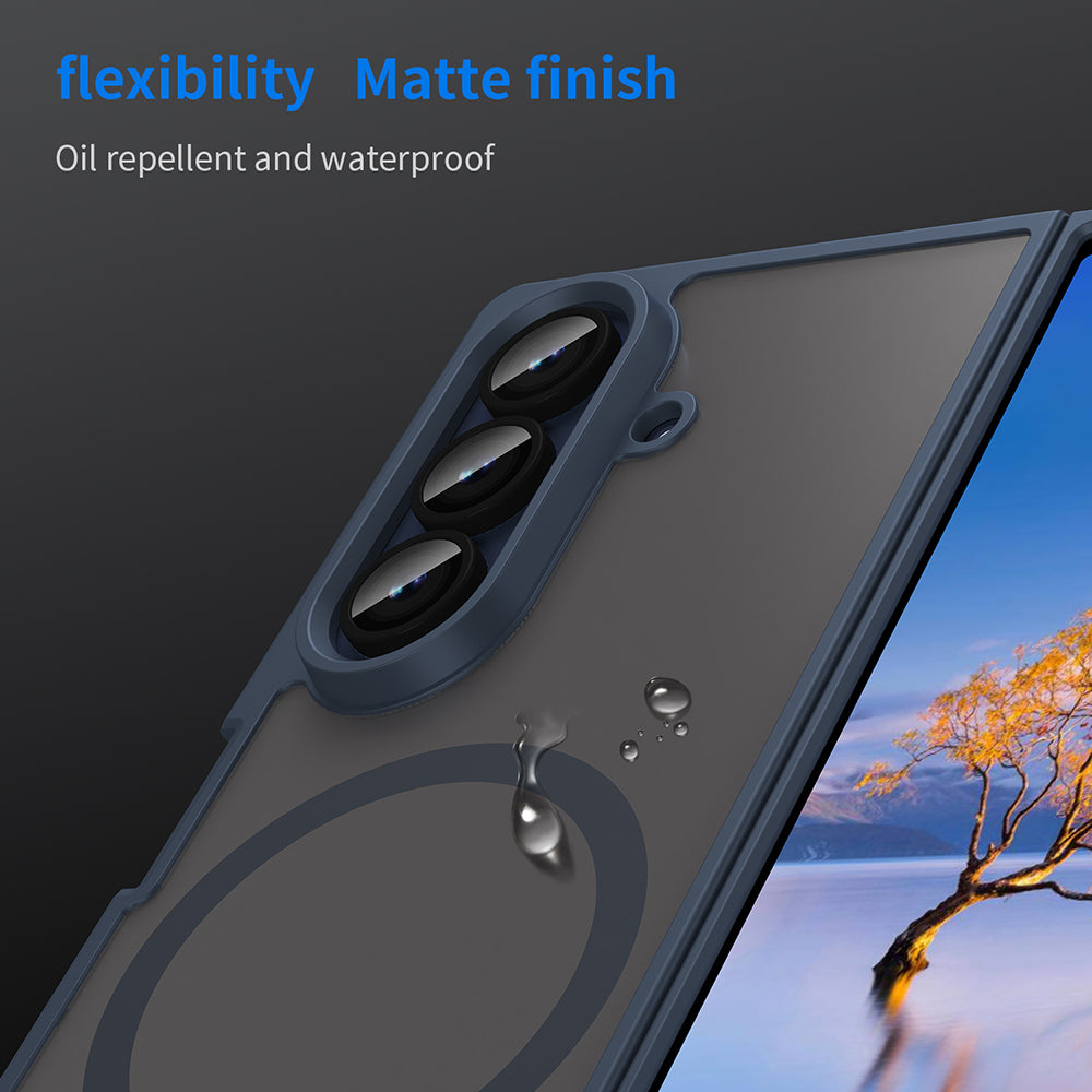 Techsuit - HaloFrost II MagSafe - Samsung Galaxy Z Fold7 - Navy Blue
