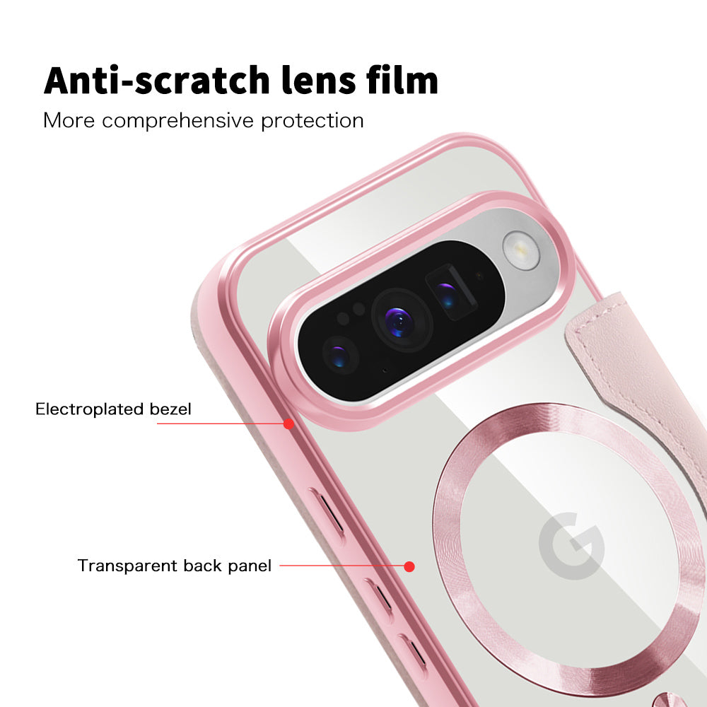 Techsuit - SmartMag Book Case - Google Pixel 10 / 10 Pro - Pink