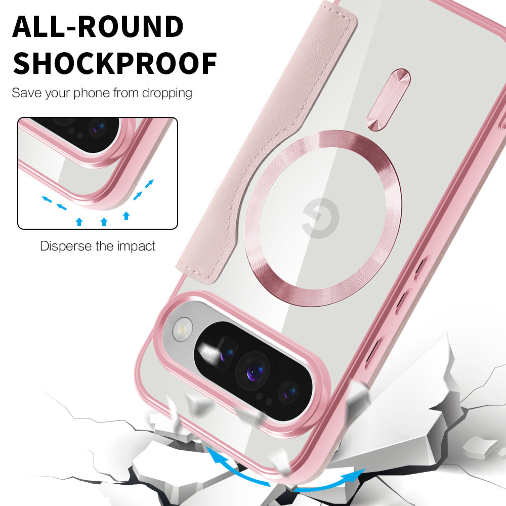 Techsuit - SmartMag Book Case - Google Pixel 10 / 10 Pro - Pink