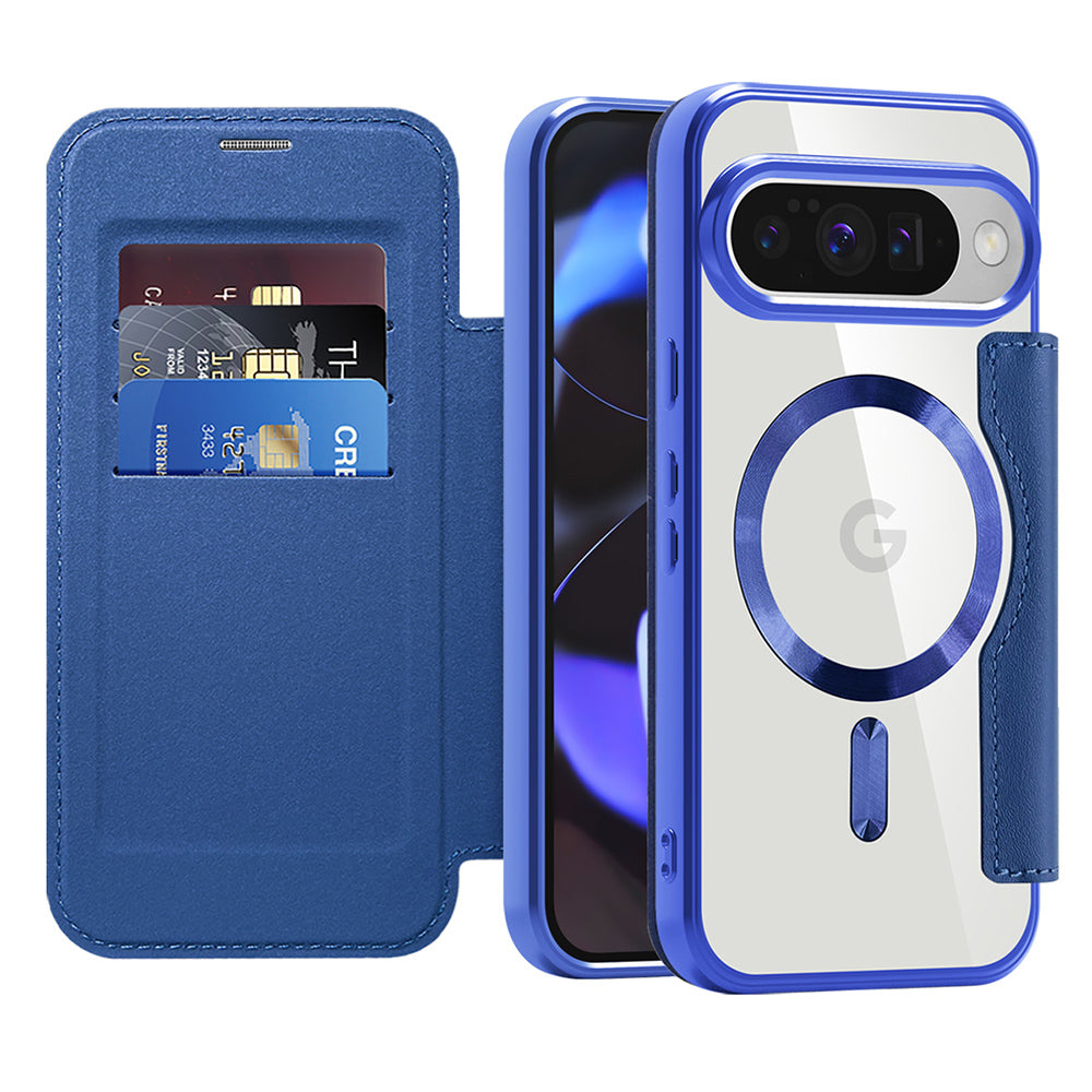 Techsuit - SmartMag Book Case - Google Pixel 10 / 10 Pro - Blue