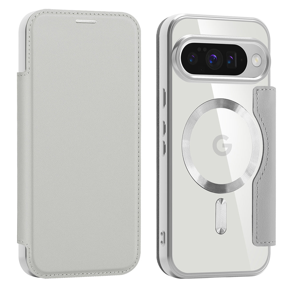 Techsuit - SmartMag Book Case - Google Pixel 10 / 10 Pro - Gray