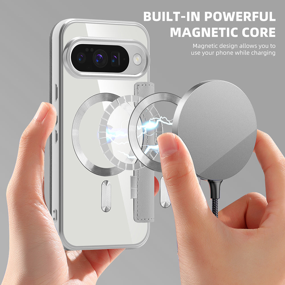 Techsuit - SmartMag Book Case - Google Pixel 10 / 10 Pro - Gray