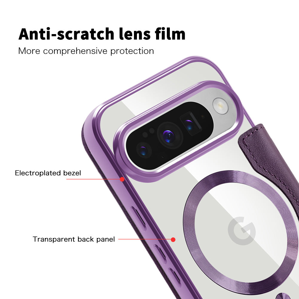 Techsuit - SmartMag Book Case - Google Pixel 10 Pro XL - Purple