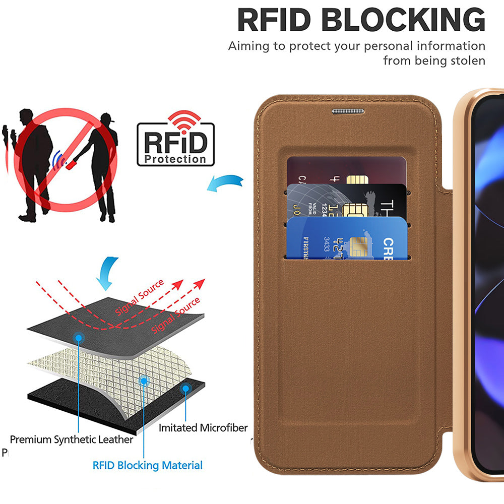 Techsuit - SmartMag Book Case - Google Pixel 10 Pro XL - Brown