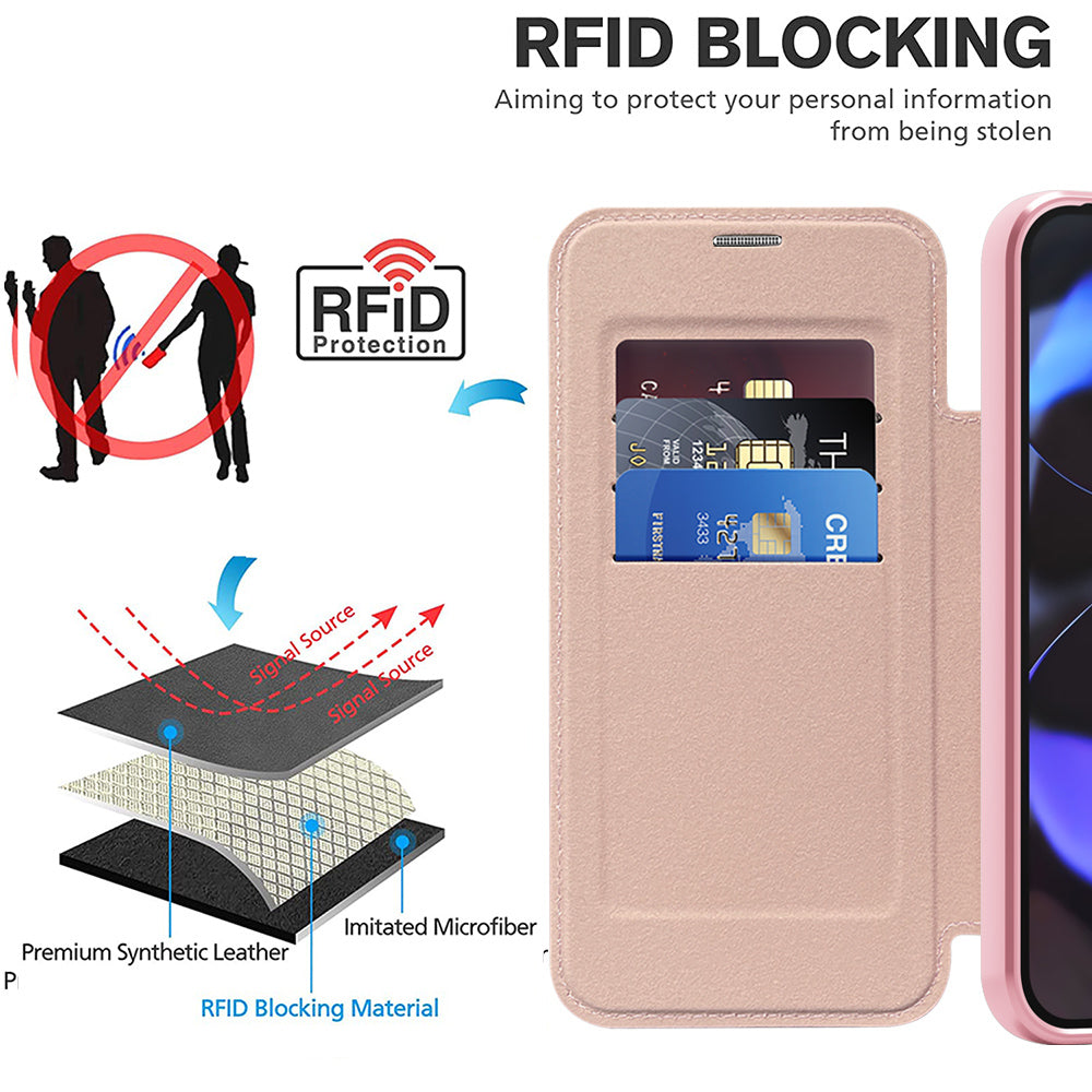 Techsuit - SmartMag Book Case - Google Pixel 10 Pro XL - Pink