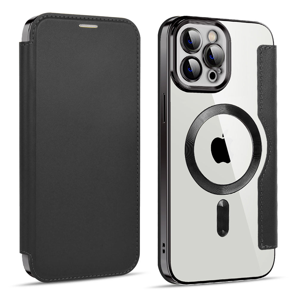 Techsuit - SmartMag Book Case - iPhone 11 Pro Max - Black