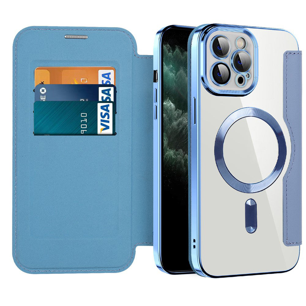 Techsuit - SmartMag Book Case - iPhone 11 Pro Max - Light Blue