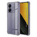 Techsuit - Shockproof Clear Silicone - Xiaomi Poco M7 Pro 5G - Smoke Black