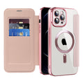 Techsuit - SmartMag Book Case - iPhone 12 Pro - Pink