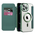 Techsuit - SmartMag Book Case - iPhone 12 Pro - Green